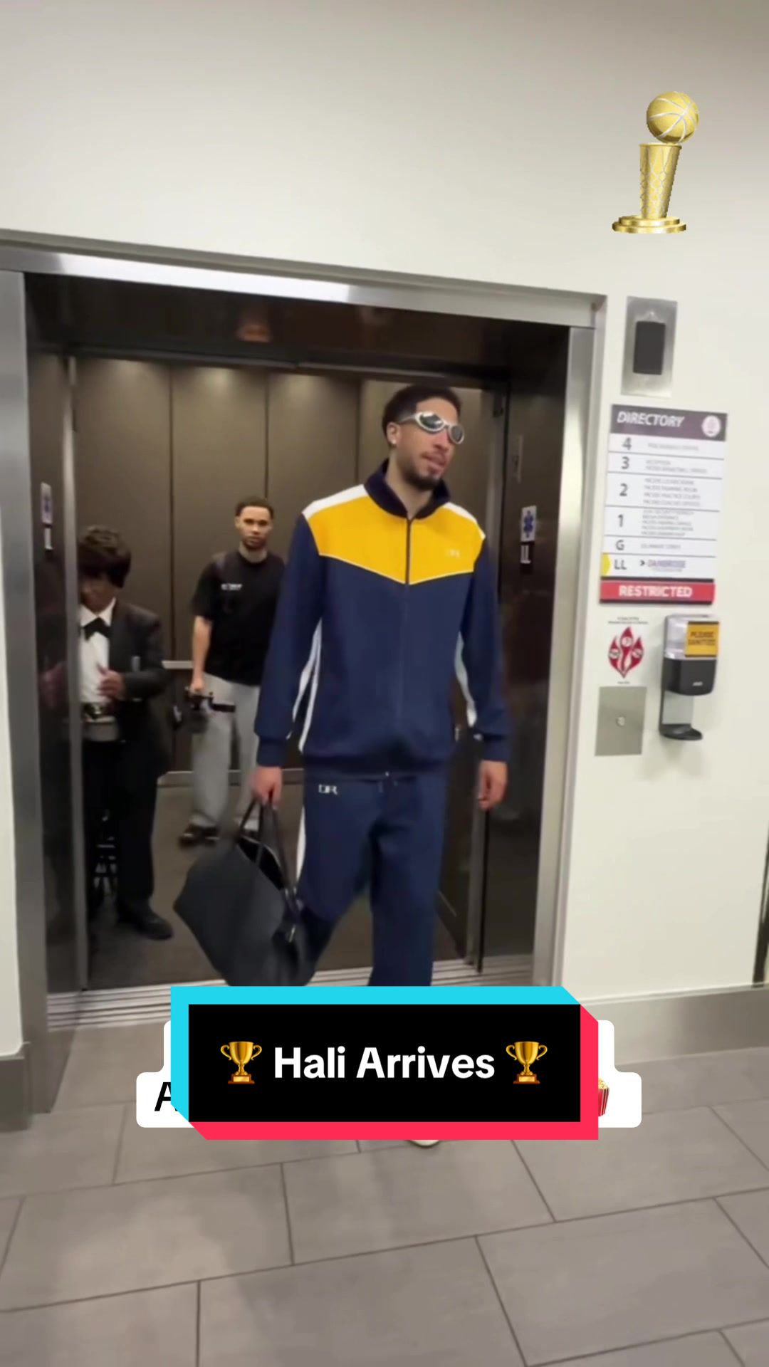 Tyrese Haliburton checks in for Game 6 of the 