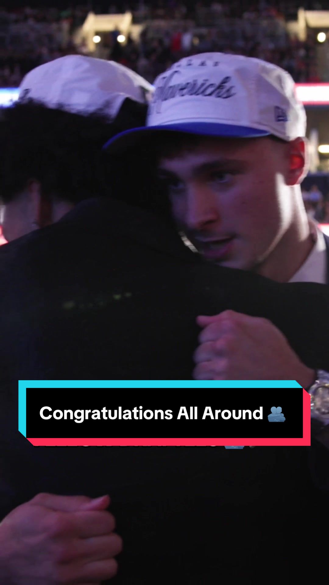 Lots of hugs and congratulations to go around on NBA Draft night 1 🫶 