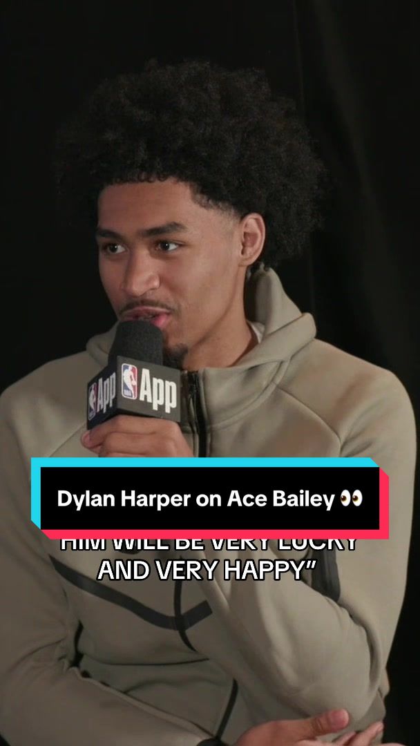 Dylan Harper has nothing but high praise for his Rutgers teammate, Ace Bailey 💯 