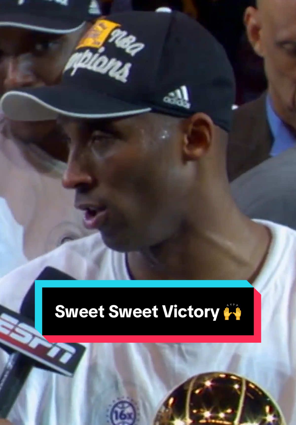 Kobe Bryant postgame after winning the 2010 Championship 🏆