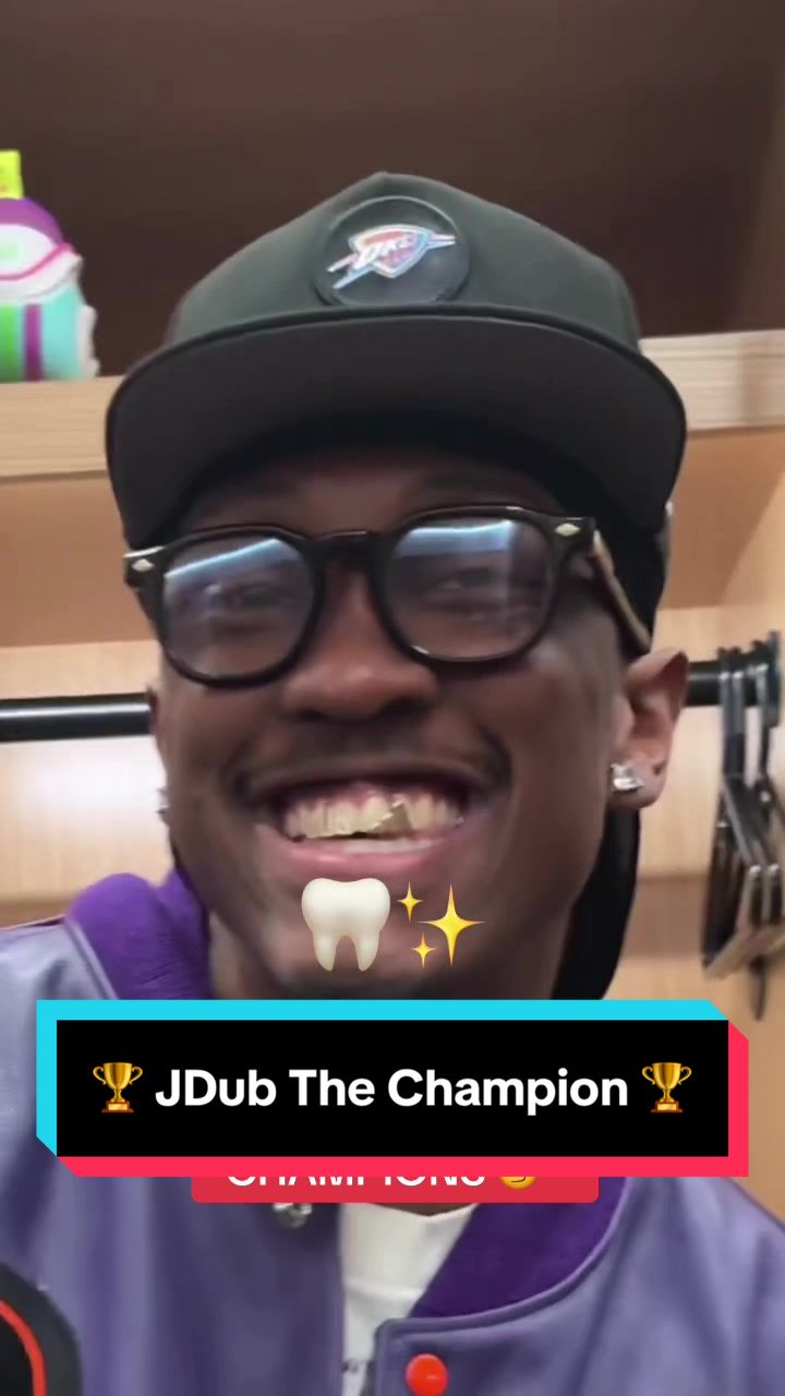 JDUB @OKC Thunder CHAMPION 🧢 🏆 
