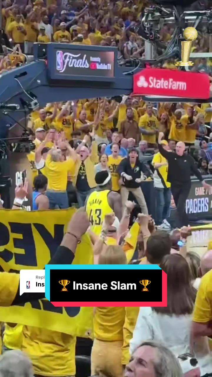 Replying to @NBA Siakam throws it down ‼️ 
