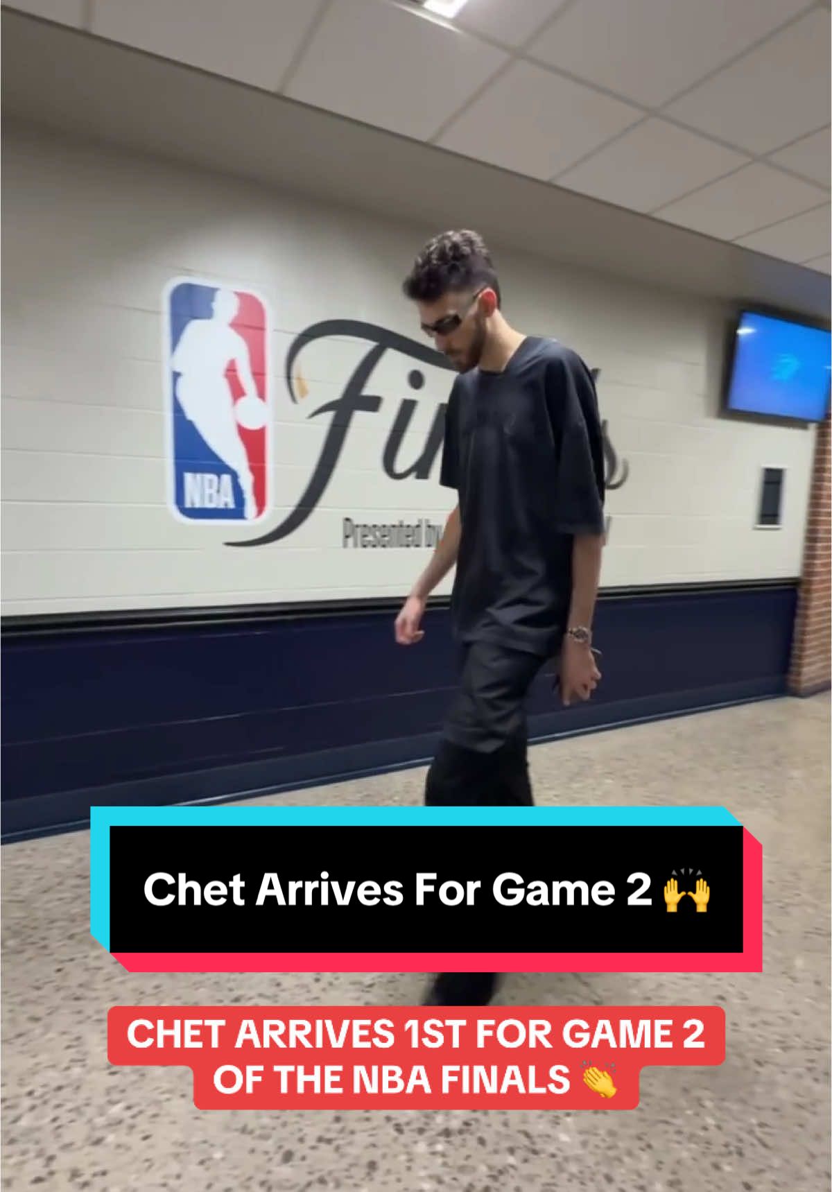 Chet locked in for Game 2 🔒👏 @OKC Thunder 