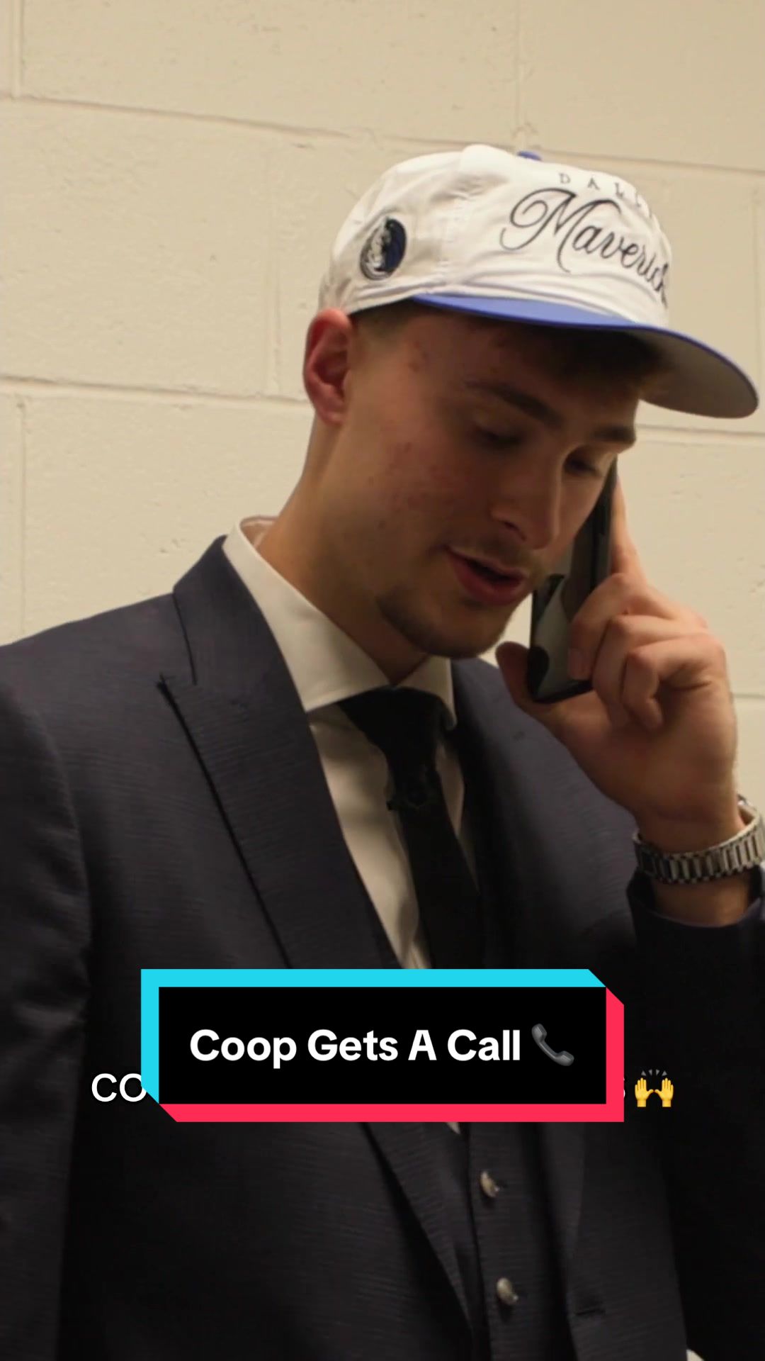 Cooper Flagg getting the call from his new head coach Jason Kidd 👏 