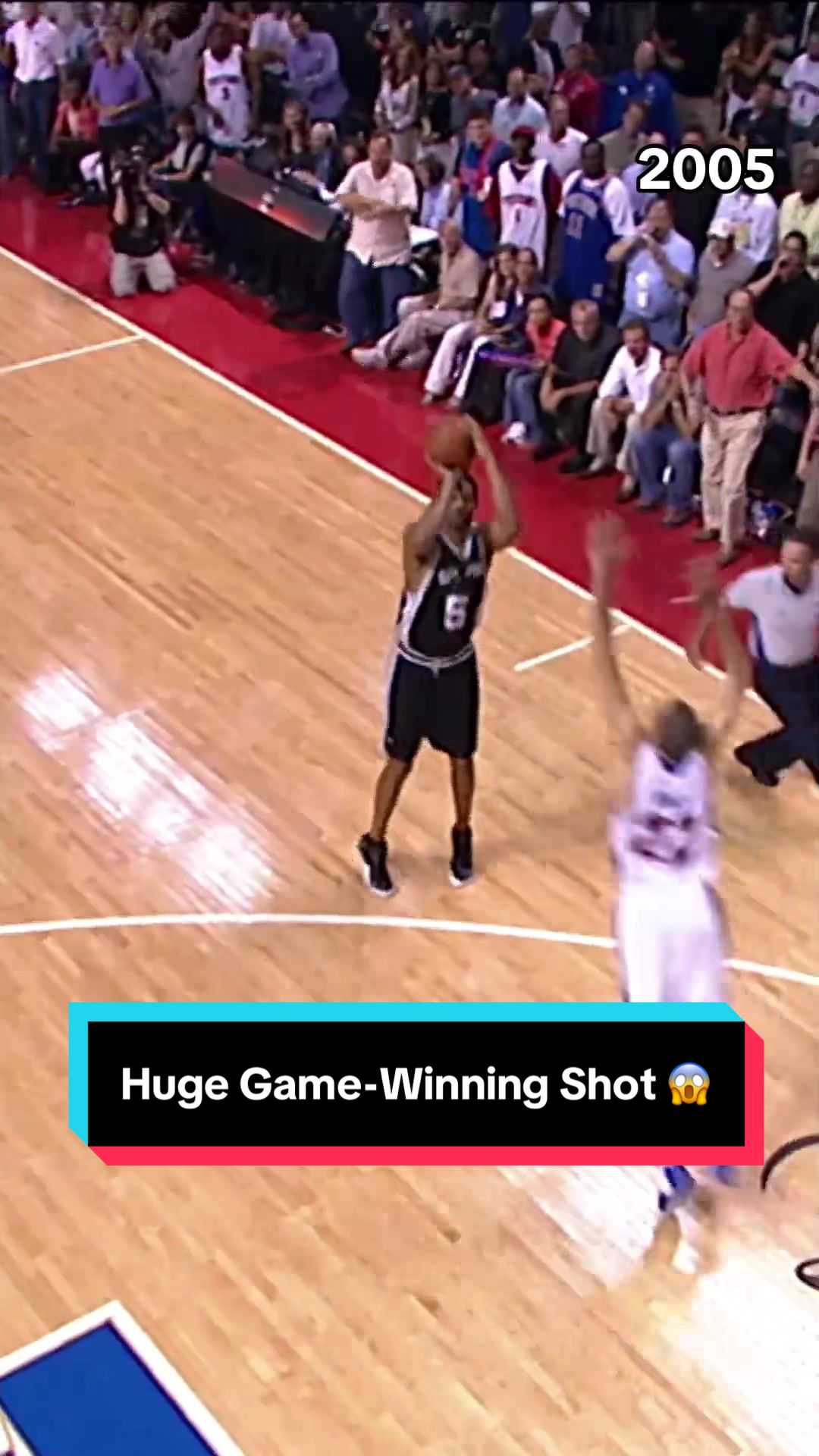 With 5 seconds left in Game 5 of the 2005 NBA Finals 😱 