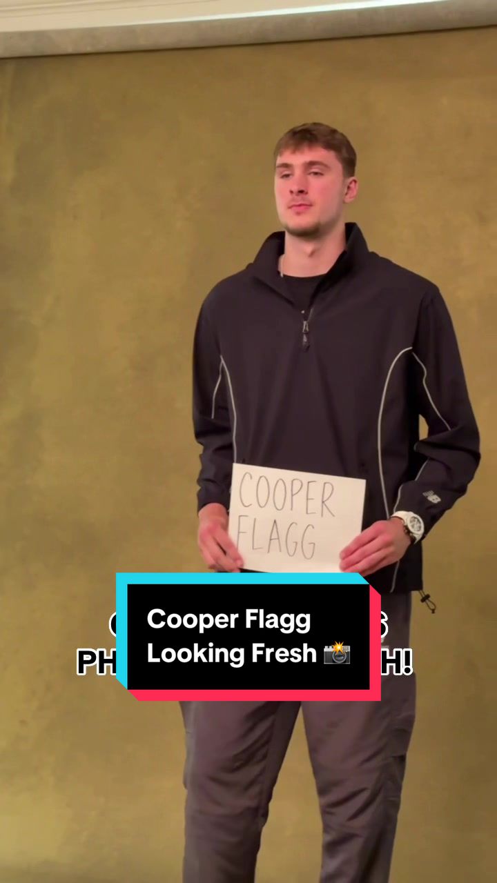 Cooper looking clean in his pre-draft photos 🤩 