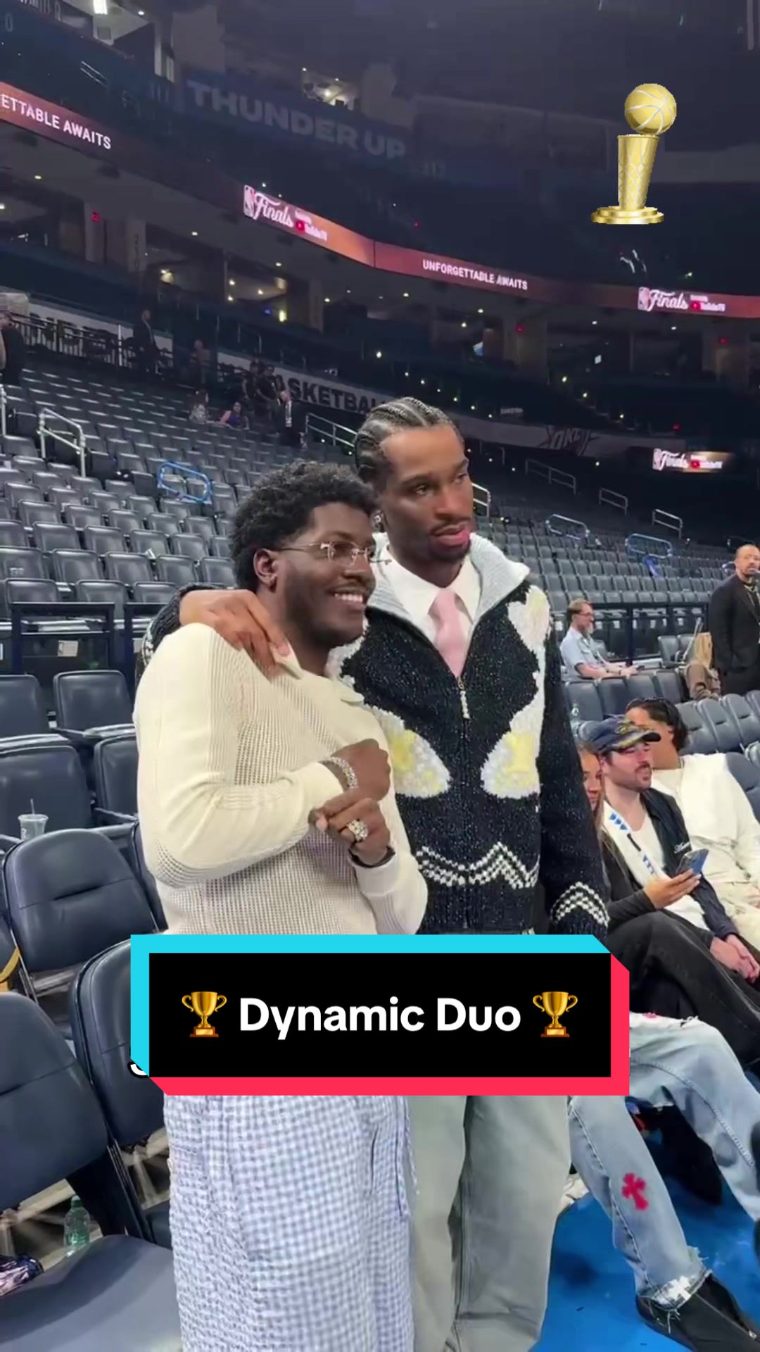 Dynamic Duo 🤝 @OKC Thunder @lilyachty 