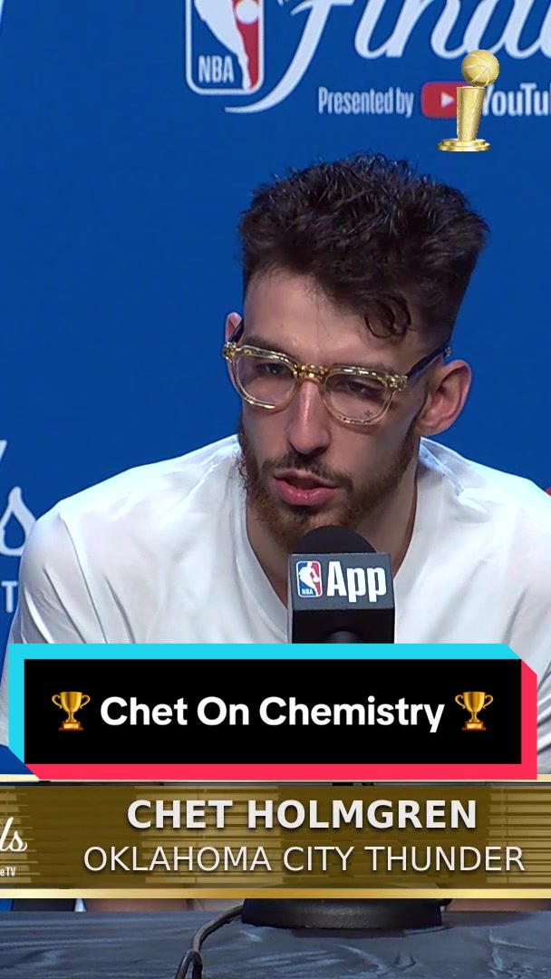“That’s what it’s all about at the end of the day” -Chet 🥹 @OKC Thunder 