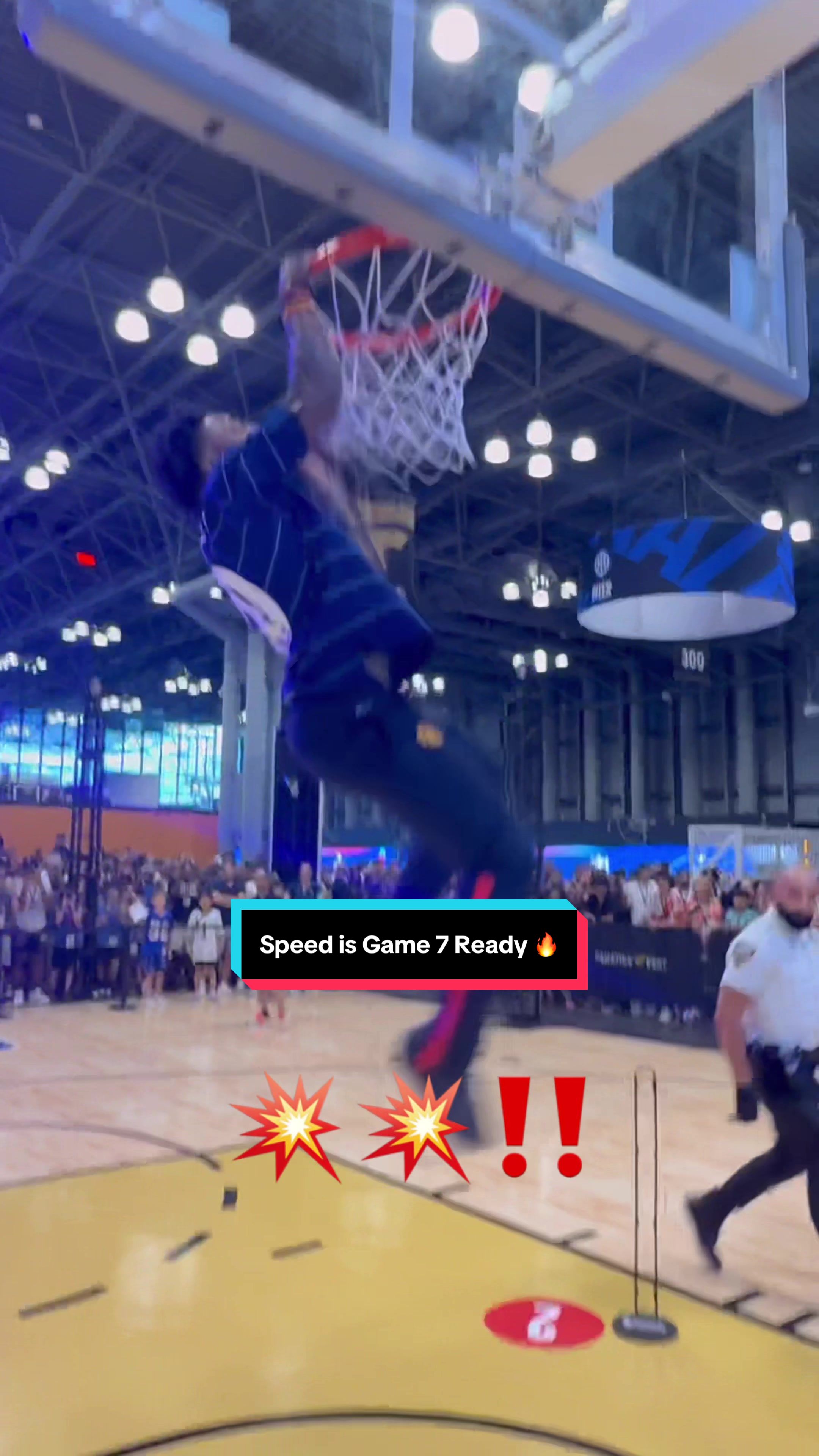 Speed is looking GAME 7 ready at Fanatics Fest! 🔥 IND/OKC • SUNDAY 8pm/ET on ABC 