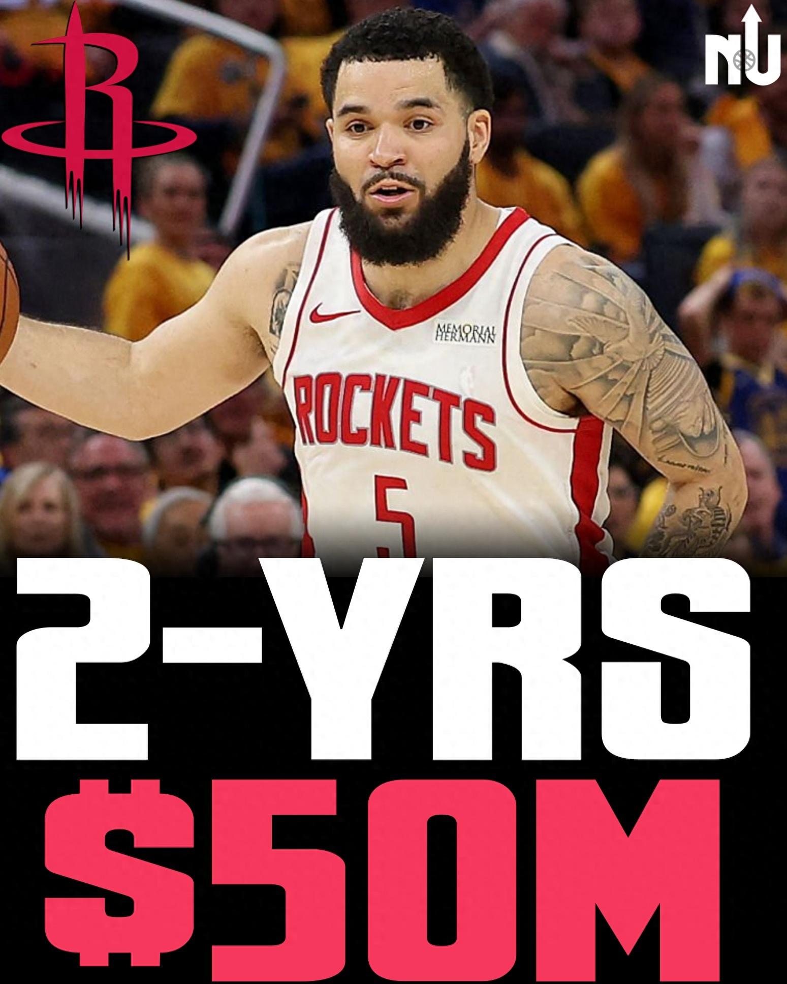 Two years and $50 million! VanVleet has reached a mutually beneficial extension with the Rockets, teaming up with Durant for a championship run.