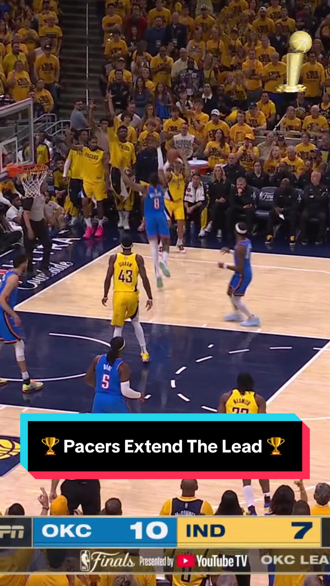 Pacers go on 22-7 run to extend their lead 😮‍💨 