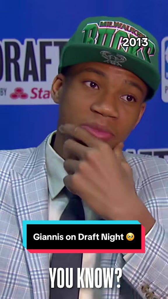 “I can’t describe how excited I feel” 🥹 Giannis Antetokounmpo on Draft night! 🤩 The 2025 