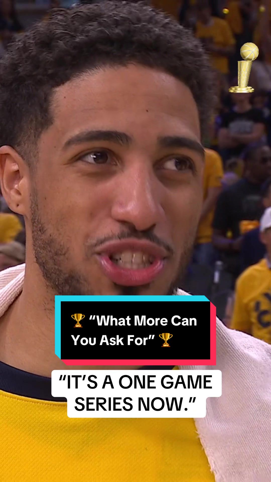 Tyrese Haliburton on the Pacers Game 6 win 🎥 