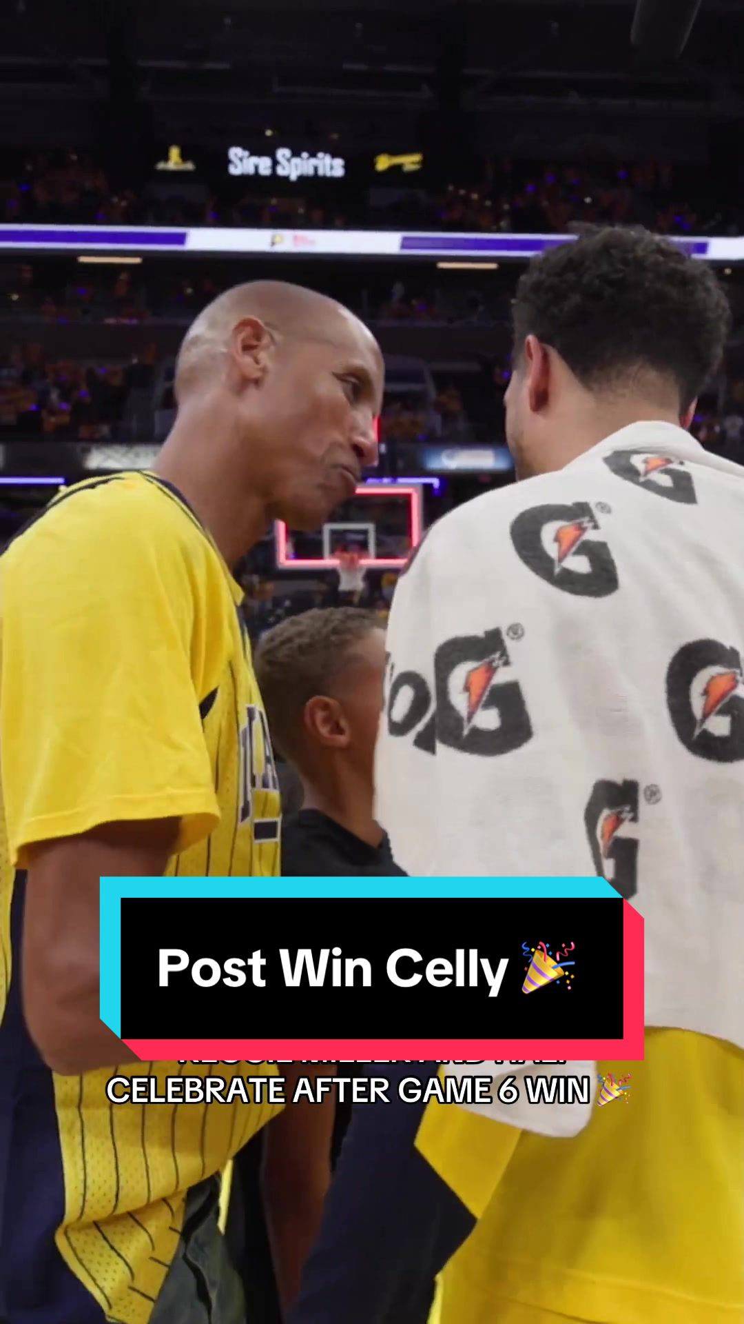 “One more”- Reggie Miller ☝️ 👀 @Pacers 