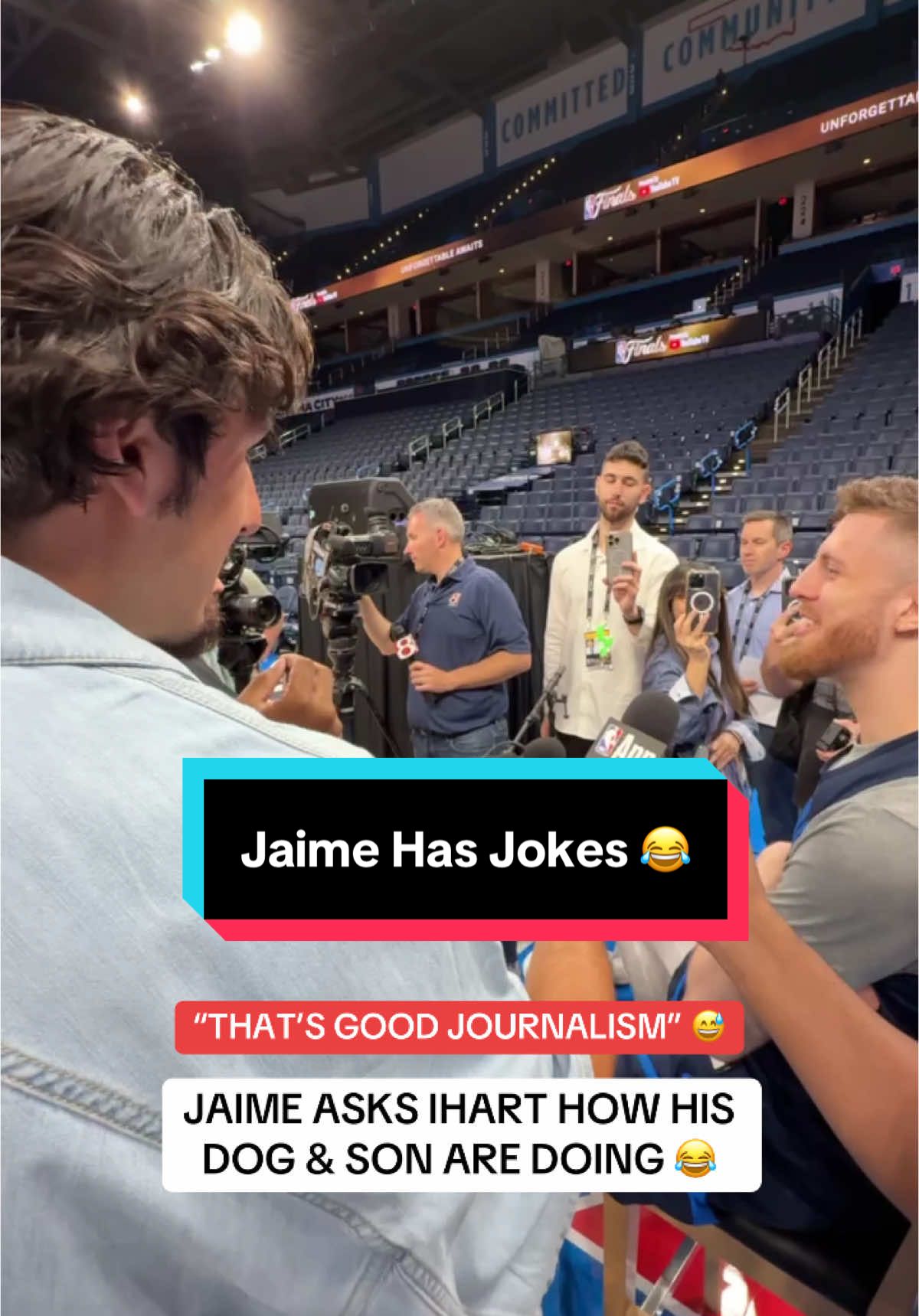 “That’s what the people wanted to know” 😂😂 @OKC Thunder @Miami HEAT 