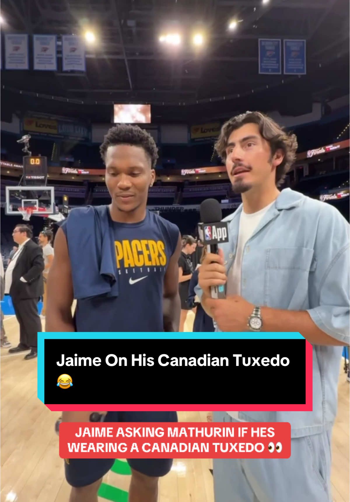 This was hilarious 😂🤵‍♂️ @Pacers @Miami HEAT 