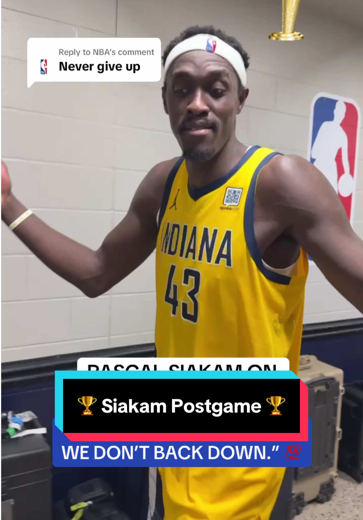 Replying to @NBA “It’s not over until it’s over.” 💯 