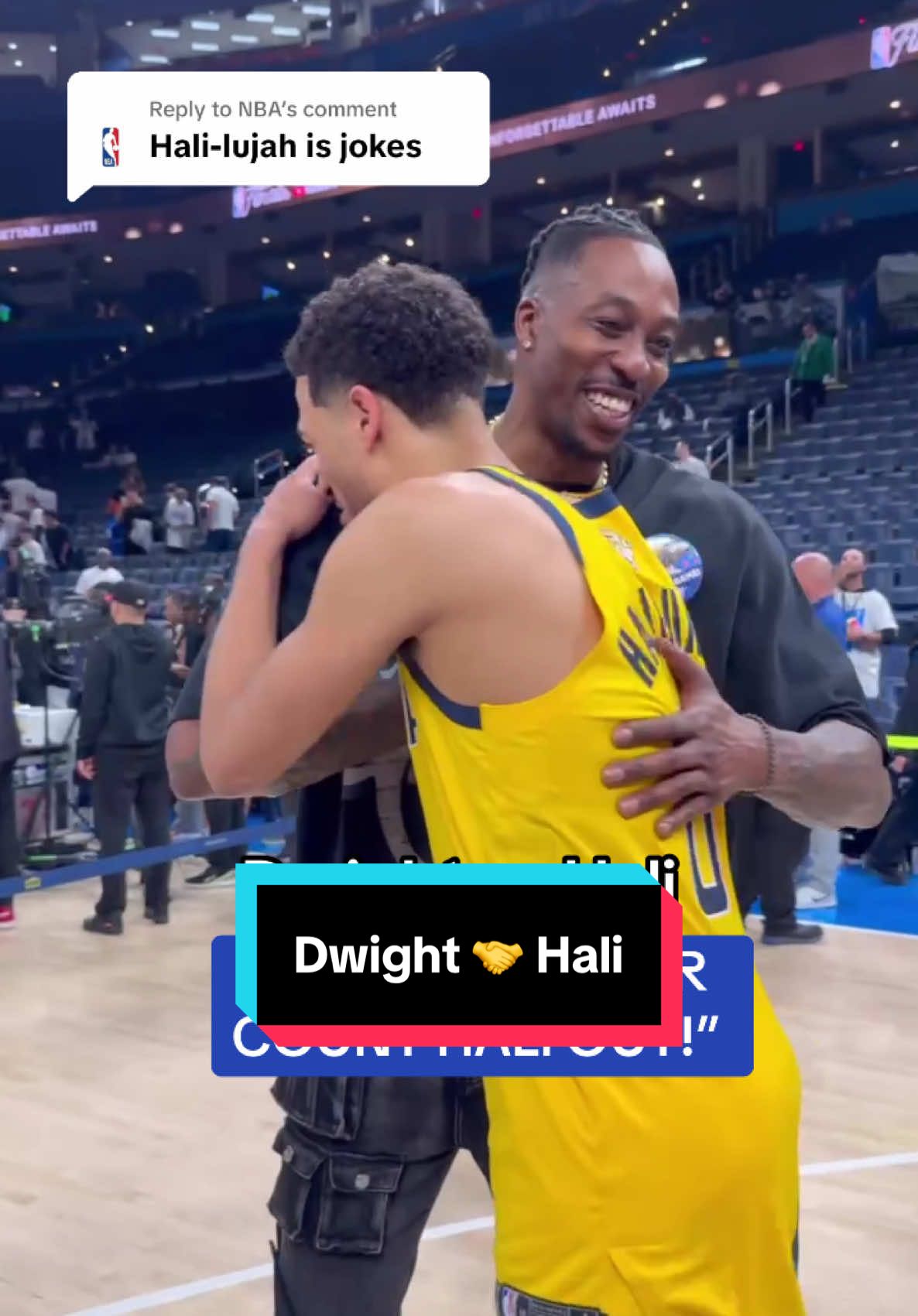 Replying to @NBA Dwight is too funny 😂 