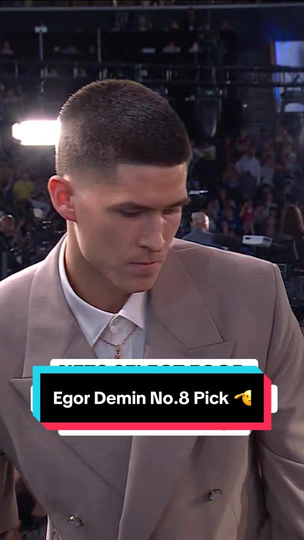 Egor Demin is selected 8th overall by the Brooklyn Nets in the 2025 