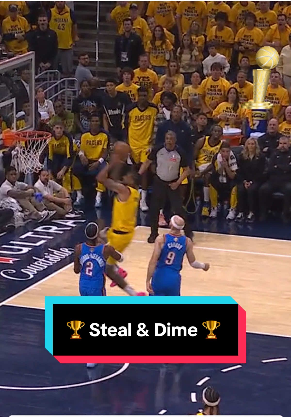 Haliburton gets the steal & dishes it 🙌 