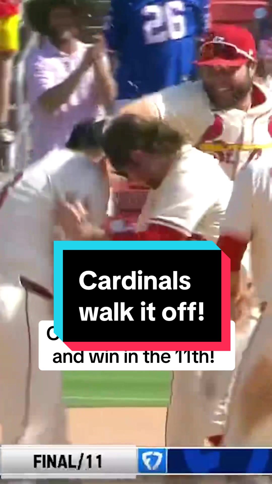 The Cardinals hot streak continues! 🔥 