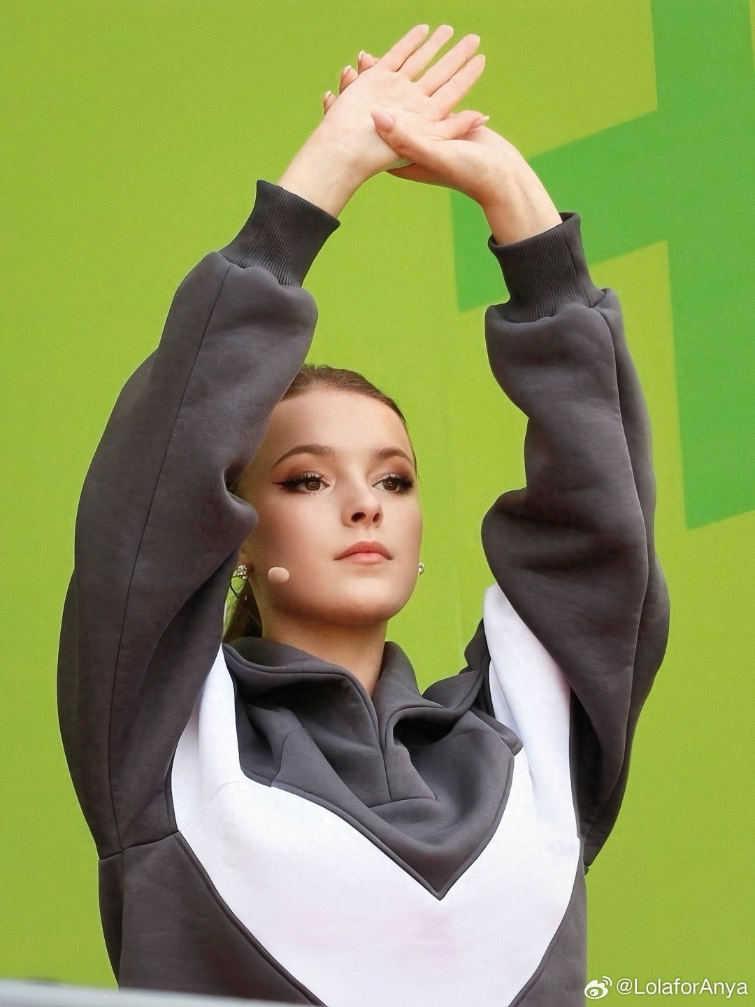 Winter Olympic figure skating champion Sherbakova has mastered a new sport and is working hard to maintain her physique.