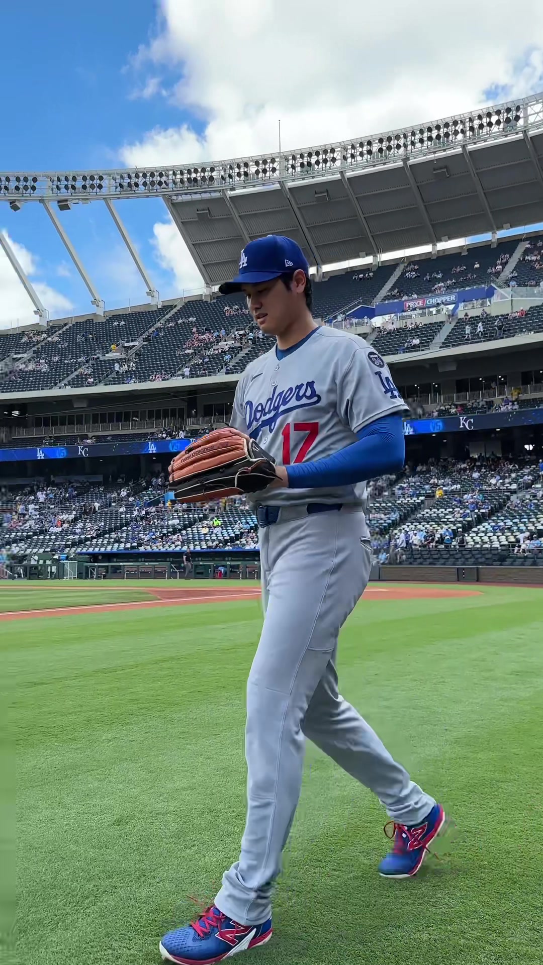 Pregame with Shohei. 