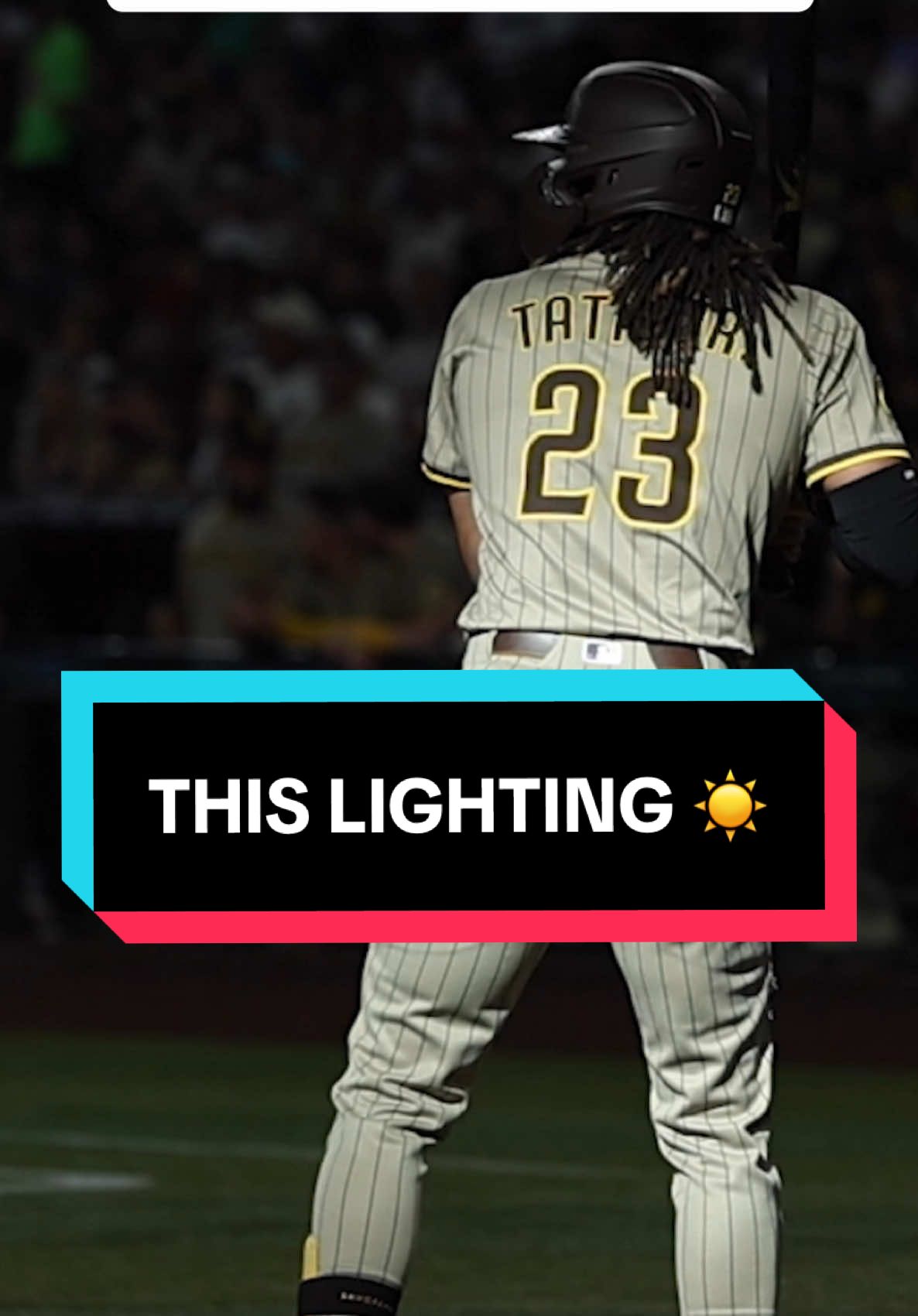 The way Fernando Tatis Jr. is GLOWING 