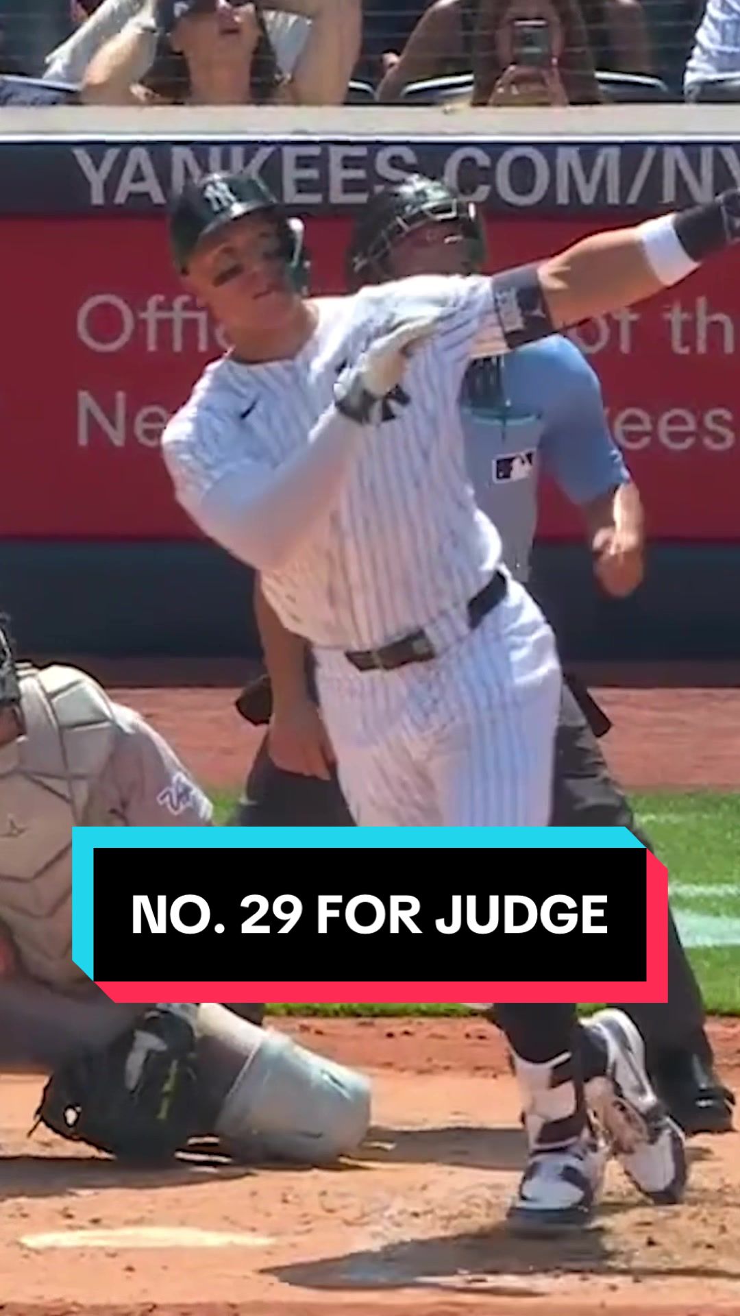 No. 29 for Aaron Judge was CRUSHED 💪 