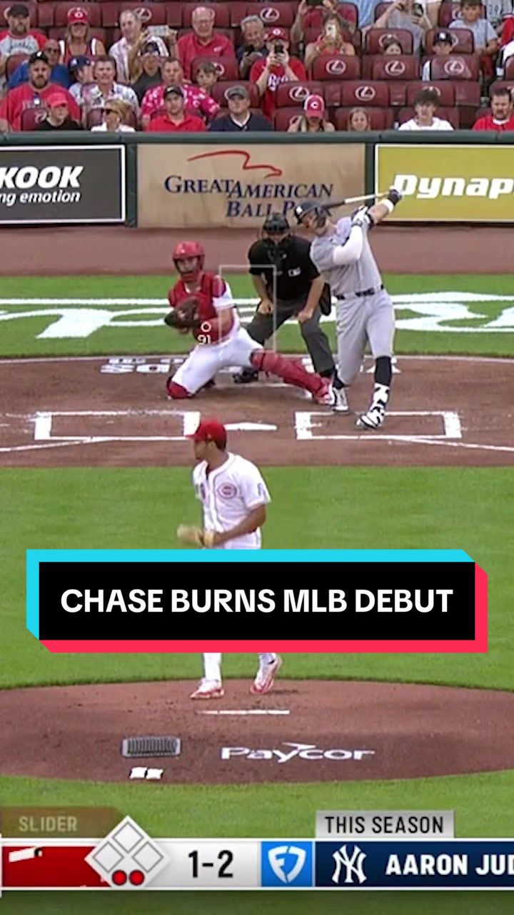 What a first inning in the big leagues for Chase Burns 👏😤 