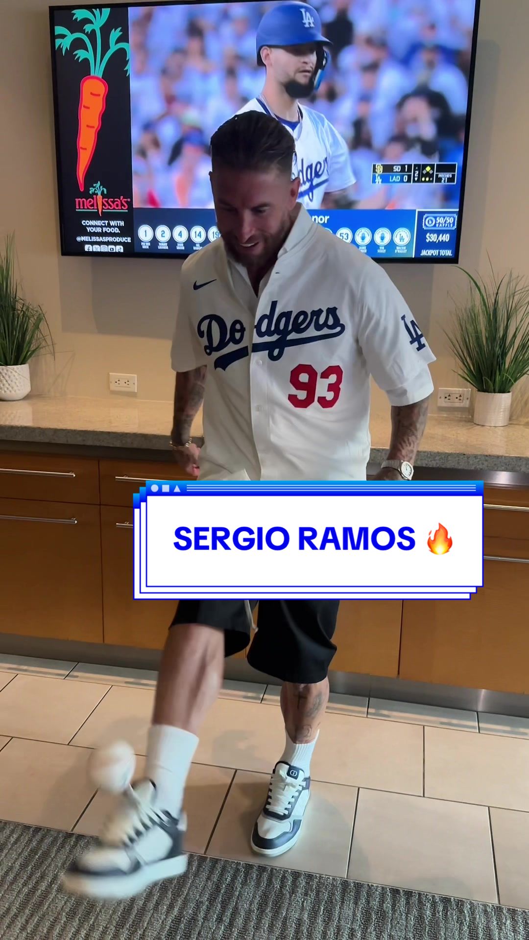 Sergio Ramos showing off his skills. 🔥 