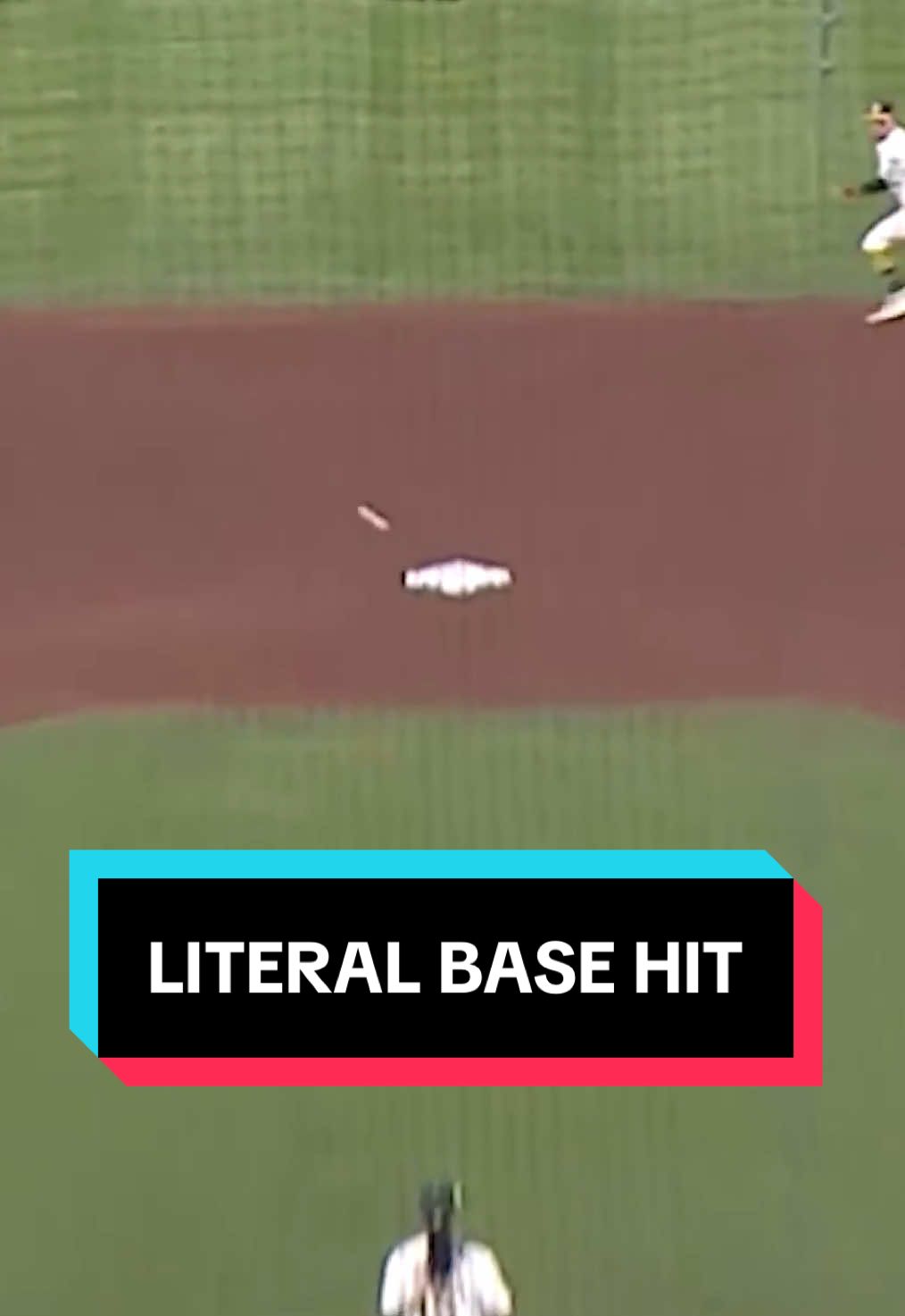 bro took “base hit” a bit too literally 