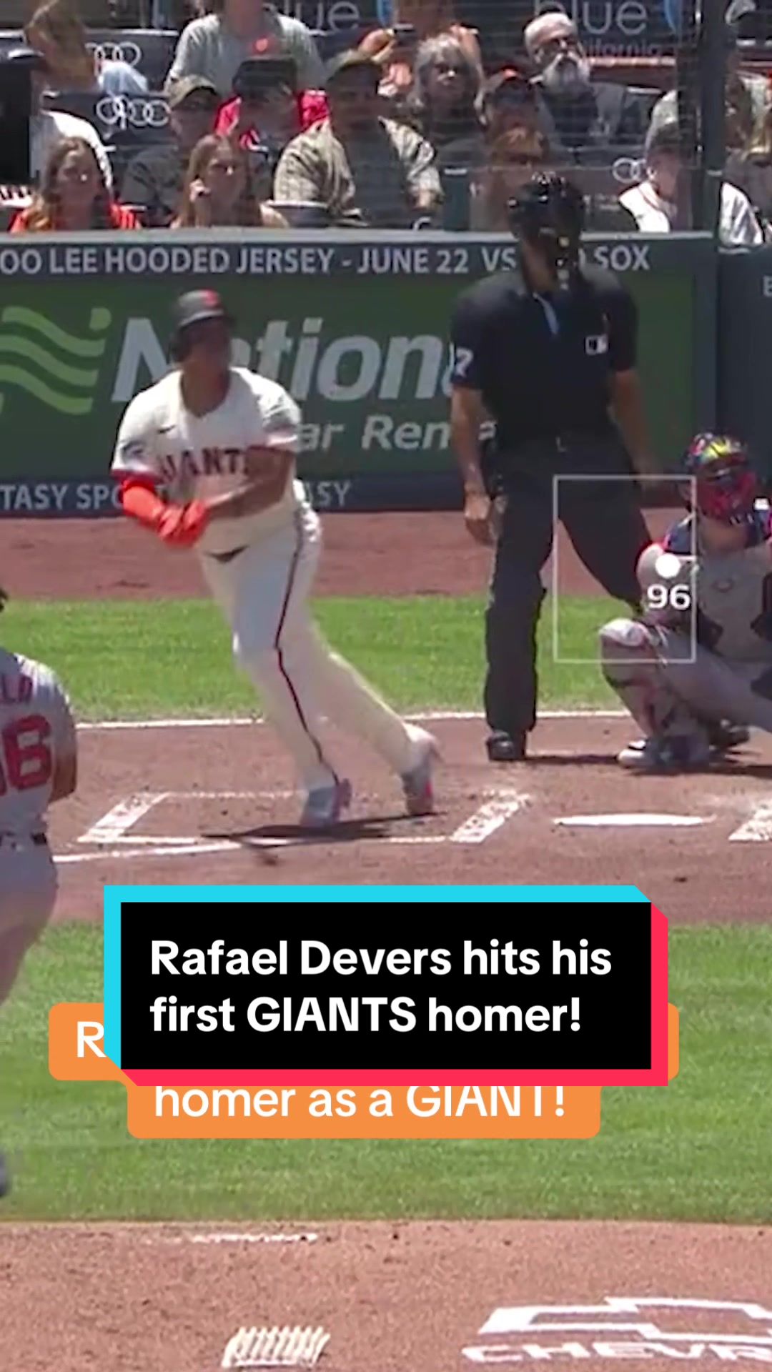Rafael Devers hits his first homer on his NEW team against his FORMER team 😮 