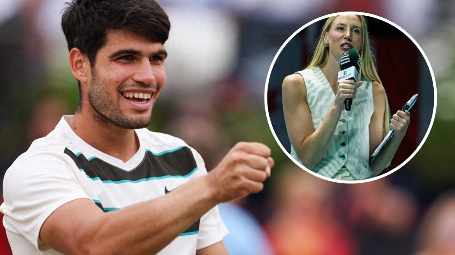 In 2025, Alcaraz aims for a third consecutive Wimbledon title, with his close interactions with Raducanu sparking speculation.