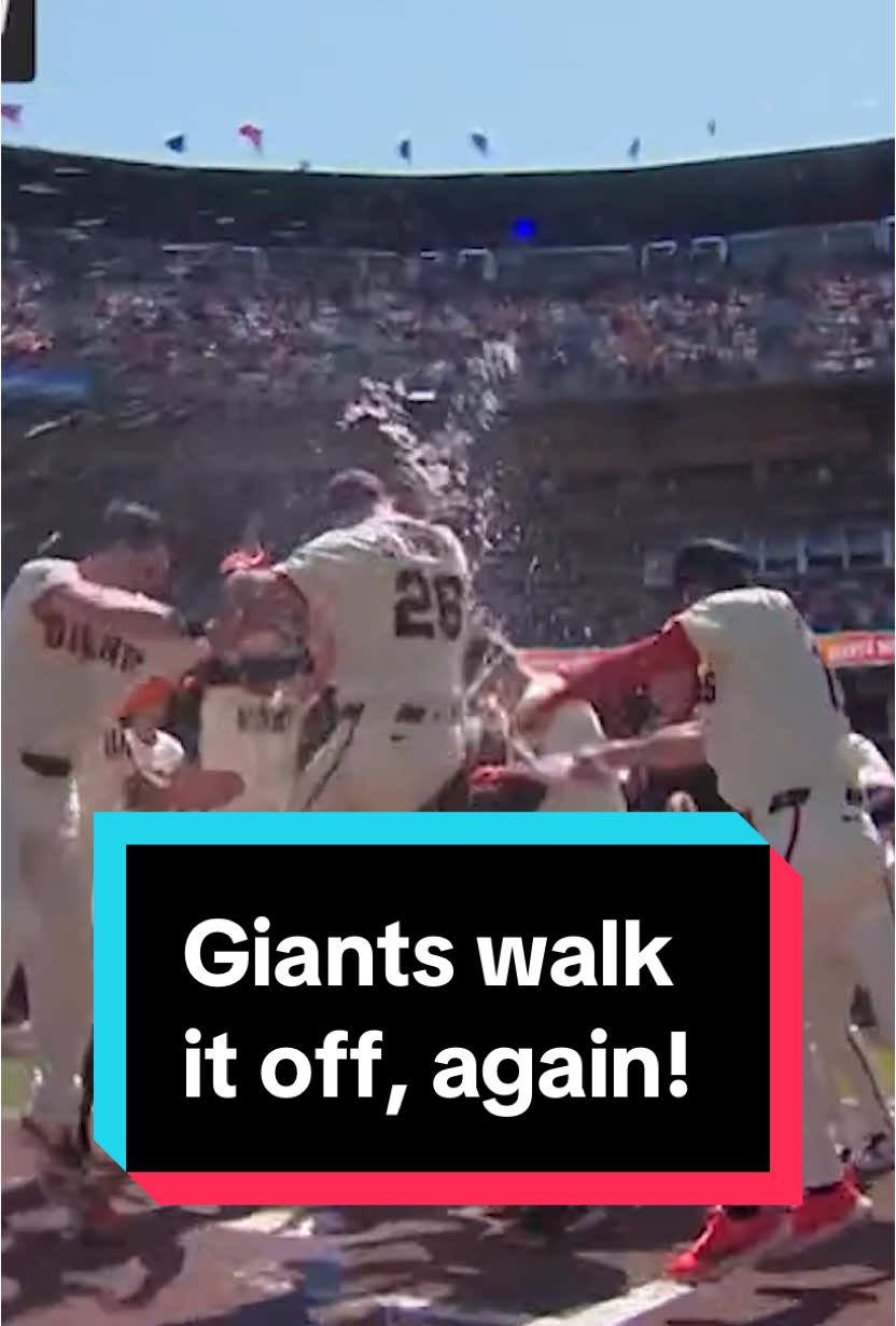Another day, another walk-off for the Giants 🤩 
