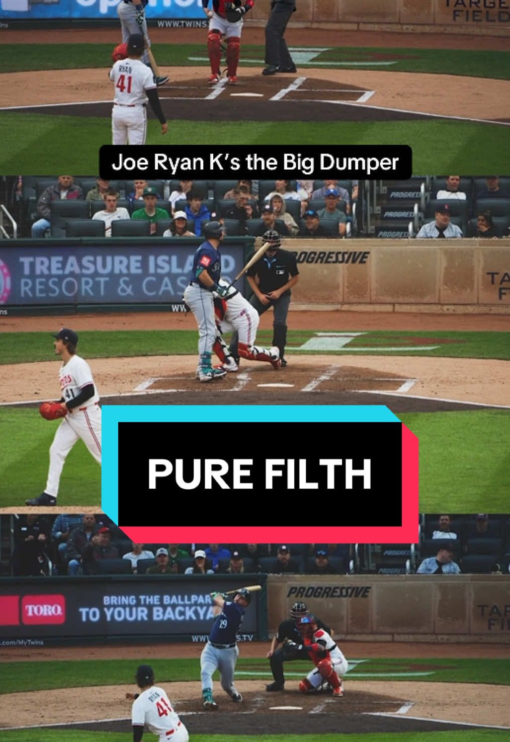 Baseball’s hottest hitter was no problem for Joe Ryan 😤 