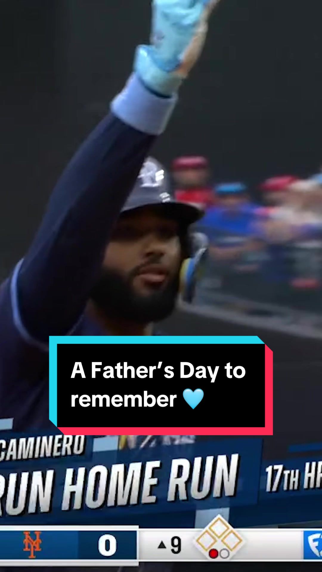 A Father’s Day to remember for Junior and Juan Caminero 🫶 
